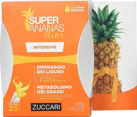 Zuccari Linea Super Ananas Slim Intensive Drenaggio Dei Liquidi 25
