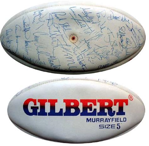Scotland Rugby Ball Signed By The 1990 Grand Slam Winning Team Review