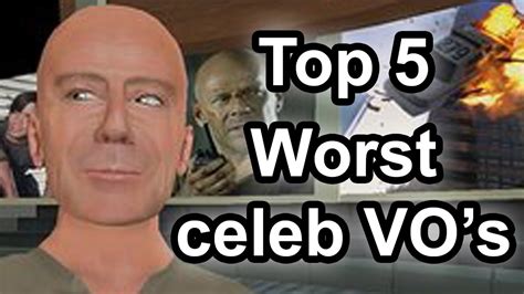 Voice actors network is a place for the working/auditioning voice actor to connect and reconnect with our top industry professionals. Top 5 - Worst celebrity voice acting in gaming - YouTube