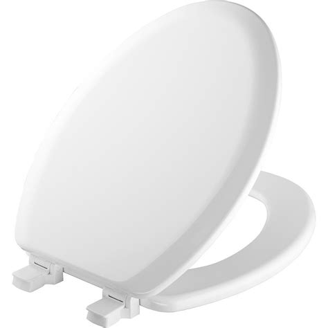 Bemis Richfield Easy Clean Elongated Closed Front Toilet Seat In White