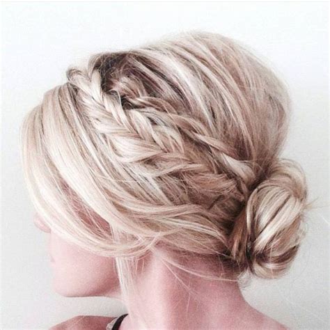 On medium length hair, you can create an updo more easily than on longer hair, as you don't have the weight fighting against gravity and threatening to some of the prettiest and edgiest new updo's for medium length hair can be created just by rolling strands of hair around your fingers and then. 24 Lovely Medium-length Hairstyles For 2019 Weddings