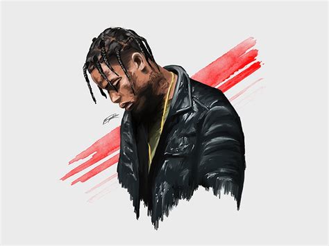 Here's how to create an animated gif in photoshop that uses a fading effect. Travis Scott- Digital Illustration by Kurt Bugasto on Dribbble