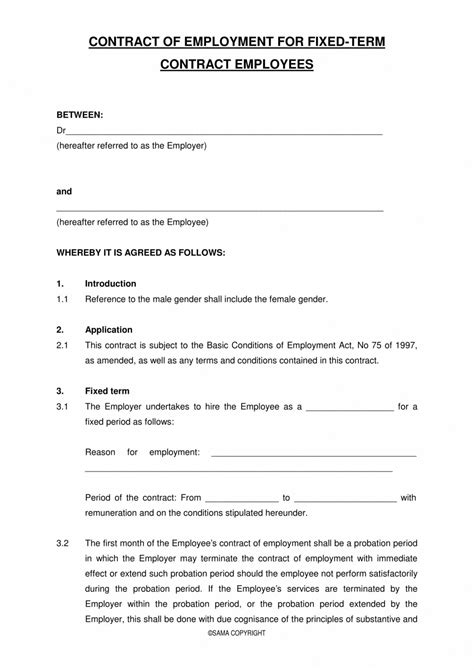 Editable Contract Labor Agreement Template Excel Steemfriends