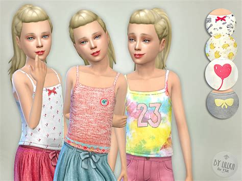 Sims 4 Ccs The Best Clothing For Kids By Lillka