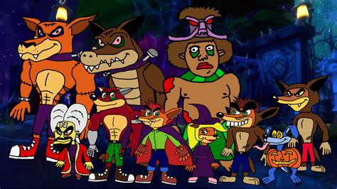 Crash Bandicoot Halloween By Bandidude On Deviantart