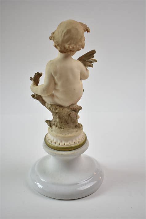 Capodimonte Porcelain Figurine Cherub Angel A Etsy