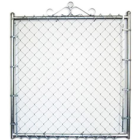 4 ft h x 3 5 ft w galvanized steel chain link fence gate in the chain link fence gates