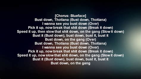 Blueface Thotiana Remix Ft Yg Lyrics Youtube