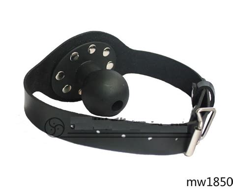 Mw 1pcs Mouth Plug Bondage Leather Mouth Gag Mouth Gag Dildo Sex Toys