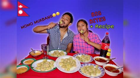 Homemade Momo With Jhol And Chutney Mukbang Nepali Buff Momo Recipe How To Make Buff Momo