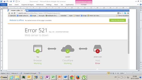Error 521 Web Server Is Down Windows 7 Microsoft Community