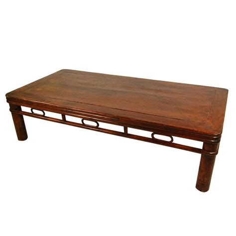19th Century Chinese Low Elmwood Table For Sale At 1stdibs