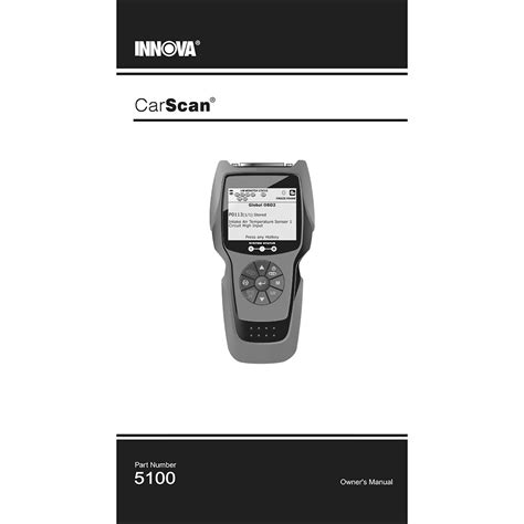 Innova Pro 5100 Carscan Abssrs Tool User Manual