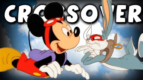 The Only Time Mickey Mouse Bugs Bunny Shared A Scene Youtube
