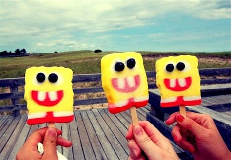 Sponge Bob Popsicle Spongebob Popsicle Icecream