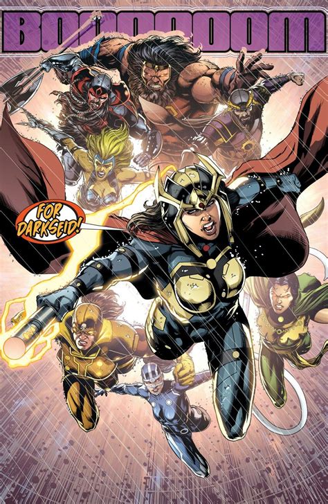 Big Barda Leads Darkseid S Female Furies Along With Kalibak Steppenwolf And Kanto Into Battle