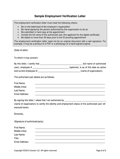 Employment Verification Letter Fill Out And Sign Online Dochub