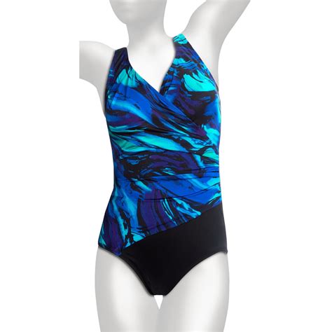 Longitude Modern Art Swimsuit For Plus Size Women 8019w Save 44