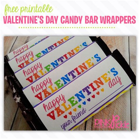 You can either wrap the printable directly over the hershey bar or you can first wrap the hershey bar in aluminium foil and then place the wrapper. FREE VALENTINE'S DAY CHEVRON CANDY BAR WRAPPER - Digi-Mama ...