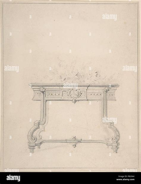 Design For Console Table Artist Anonymous French 19th Century