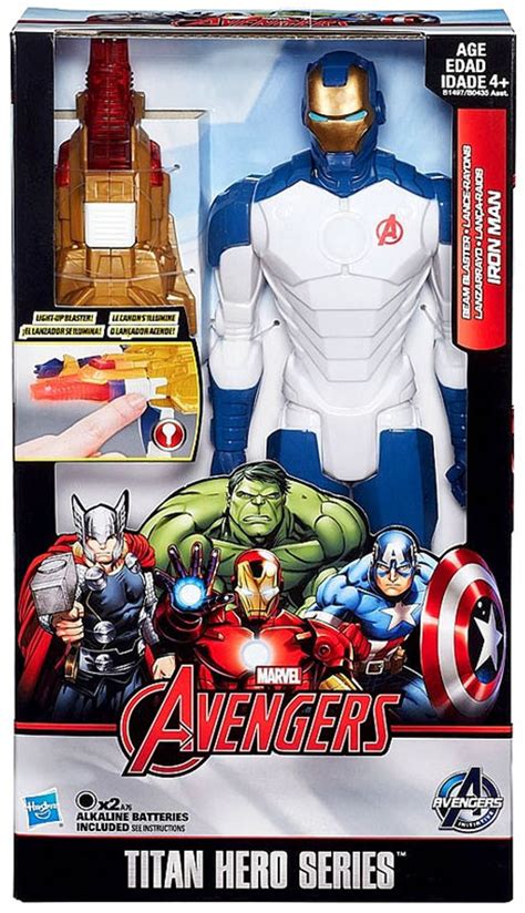 Marvel Avengers Titan Hero Series Beam Blaster Iron Man Exclusive 12 12