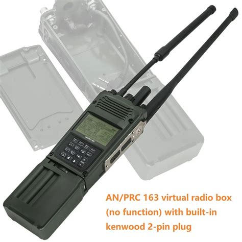 Tactical Anprc 163 Harris Military Radio Dummy Virtual Box Prc 163