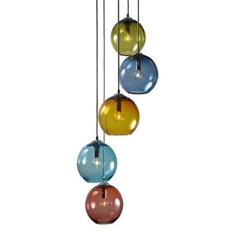 blown glass pendant light metro olive artisan crafted lighting