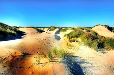 Beach Dunes Sand Summer 4k Wallpaper Coolwallpapersme