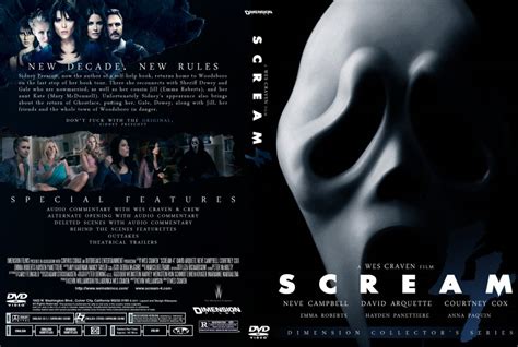 Scream 4 Movie Dvd Custom Covers Scream 4 Single Dvd Dvd Covers