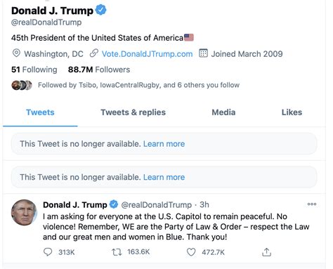 Trump deletes tweets after being banned from Twitter [Updated] | Ars 