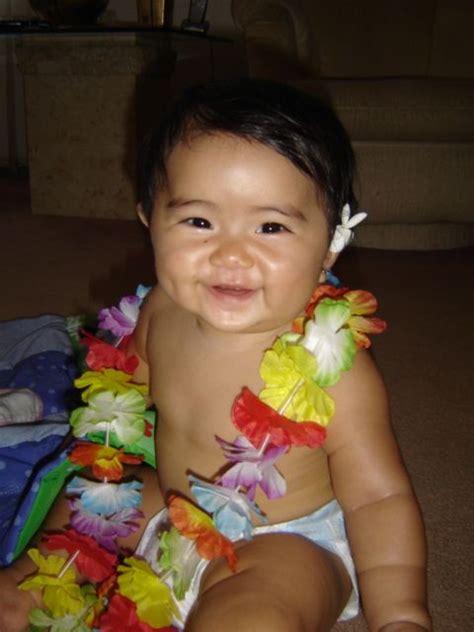 Hawaiian Baby Cute Babies Hawaiian Baby Pretty Baby Cute Babies