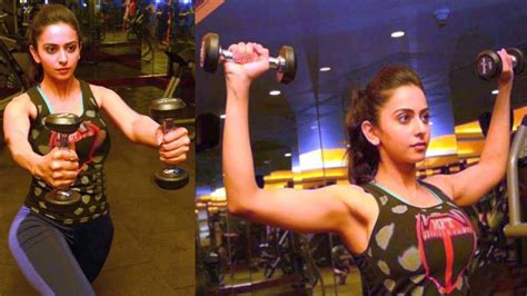 Rakul Preet Singh Gym Workout Videos Health And Fitness Bollywood