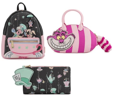 New Loungefly X Disney 70th Anniversary Alice In Wonderland Pieces
