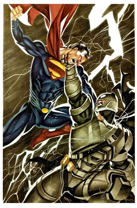 Manof2moro Dc Comics Artwork Batman Vs Superman Superman Art