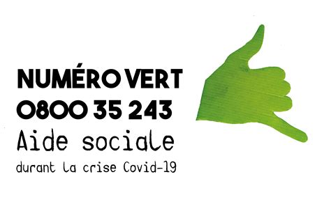 Numéro vert / Aide sociale d'urgence : 0800 35 243 - gratuit | FdSS