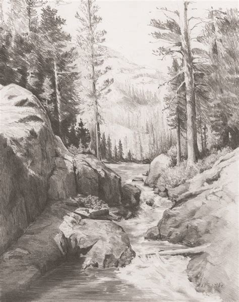 Graphite Pencil Drawings Of Landscapes 10 Best Tutorials For Drawing