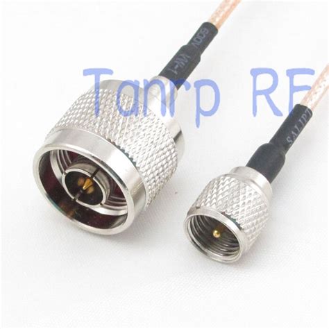 1Pcs RG316 Verlengkabel 3 Voeten Mini Uhf Stekker Naar N Male Plug Rf