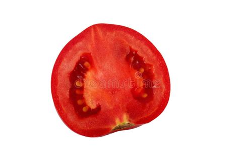 Tomato Cross Section Stock Image Image Of Isolated Ripe 16185847