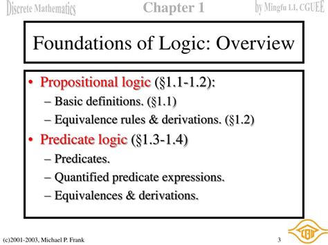 Ppt Chapter 1 Foundations Logic And Proofs Powerpoint Presentation