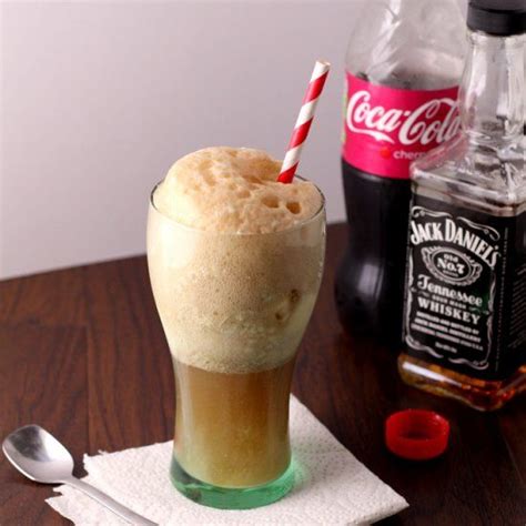 Boozy Cherry Coke Floats With Whiskey And Vanilla Ice Cream Are Perfect