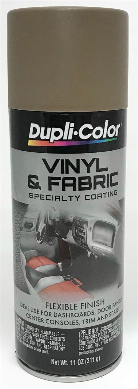 Duplicolor Hvp113 Vinyl And Fabric Spray Paint Medium Beige 11 Oz
