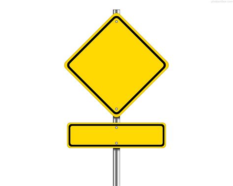 Blank Highway Sign Clipart Best