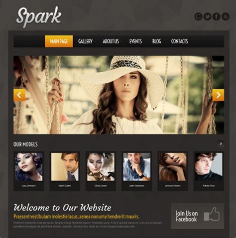 15 Modeling Agency Wordpress Themes And Templates