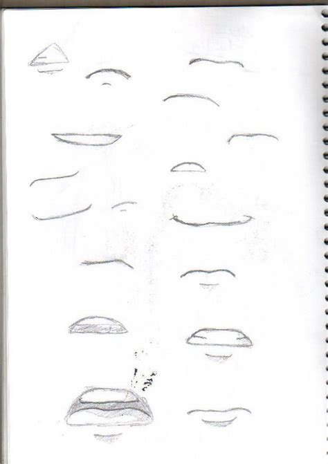 Animemanga Mouths By Brp393 On Deviantart Mouth Drawing Anime
