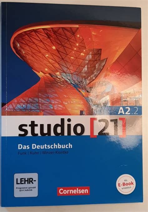 Nemščina Cornelsen Studio 21 A22 UČbenik