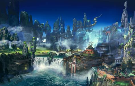 Building Final Fantasy Final Fantasy Xiv Landscape Scenic Square Enix
