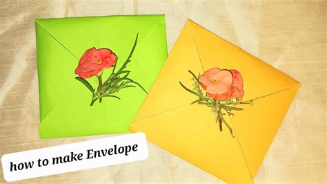 How To Make Paper Envelope Step By Step How To Make Envelope Without