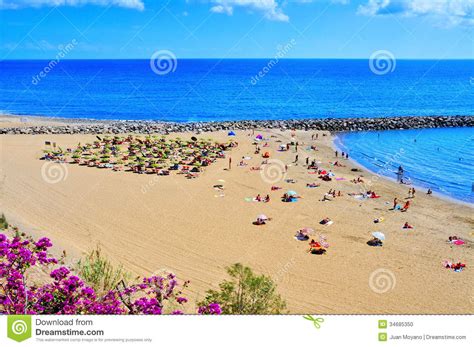 Playa De Maspalomas Beach In Maspalomas Gran Canaria Spain Editorial