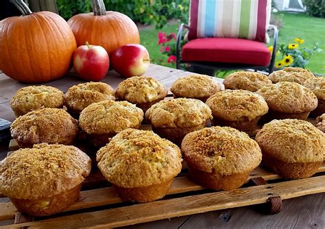 Mennonite Girls Can Cook Apple Pumpkin Ricotta Muffins