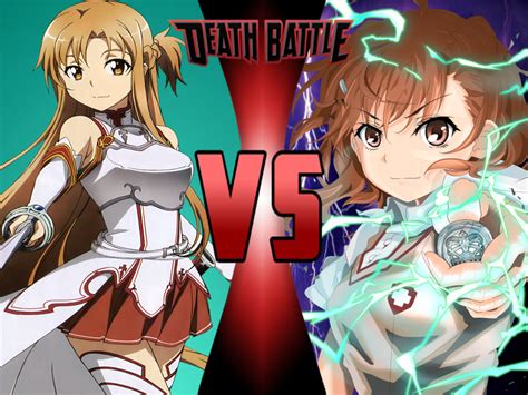 asuna vs misaka mikoto death battle fanon wiki fandom powered by wikia